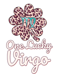 Lucky Virgo Zodiac Sign With Leopard Pattern Shamrock Gift Premium T-Shirt