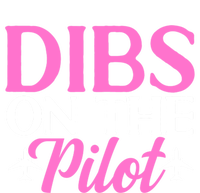 Dibs On The Pilot Airplane Pilot Wife Friend Aviation Cute Gift Magnet