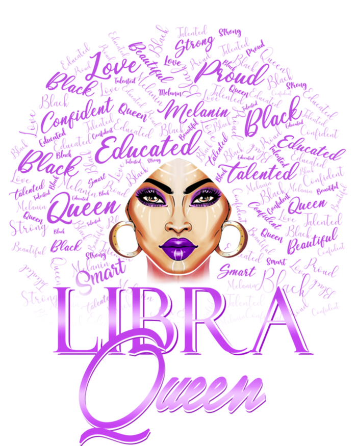 Purple Libra Queen Lady September Birthday Gift Sweatshirt Cinch Pack Bag