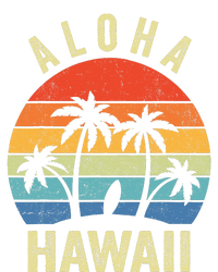 Aloha Hawaii Hawaiian Island Palm Beach Surfboard Surf Tank Top