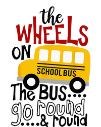 Back To School Funny The WHEELS On The BUS Kids Toddler T-Shirt