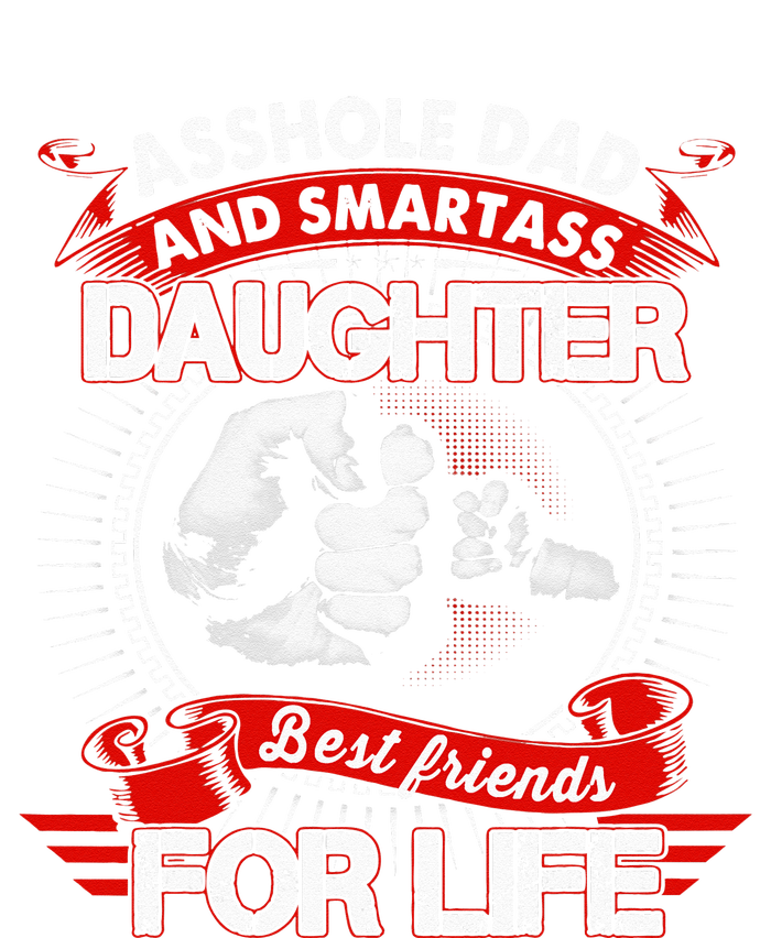 Asshole Dad And Smartass Daughter Best Friend For Life Valucap Bio-Washed Visor