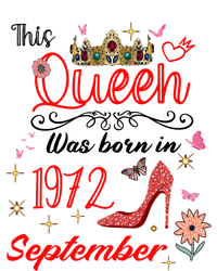 September 1972 Birthday This Queen Was Born In September Cute Gift Women's T-Shirt