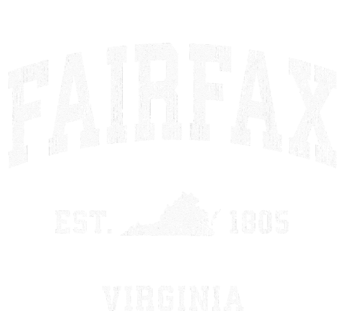 Fairfax Virginia VA Vintage Athletic Sports Kids Long Sleeve Shirt