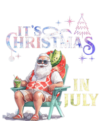 Christmas In July Santa Beach Summer Float Xmas Funny V-Neck T-Shirt