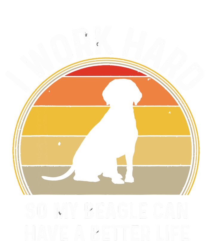 Beagle Beagle Dad I Work Hard So My Dog Can Have A Bumper Sticker