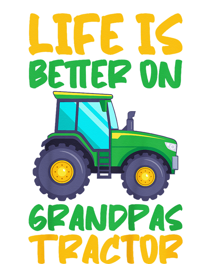 Kids Young Farmer Funny Tractor Boy On Grandpas Tractor Baby Bodysuit