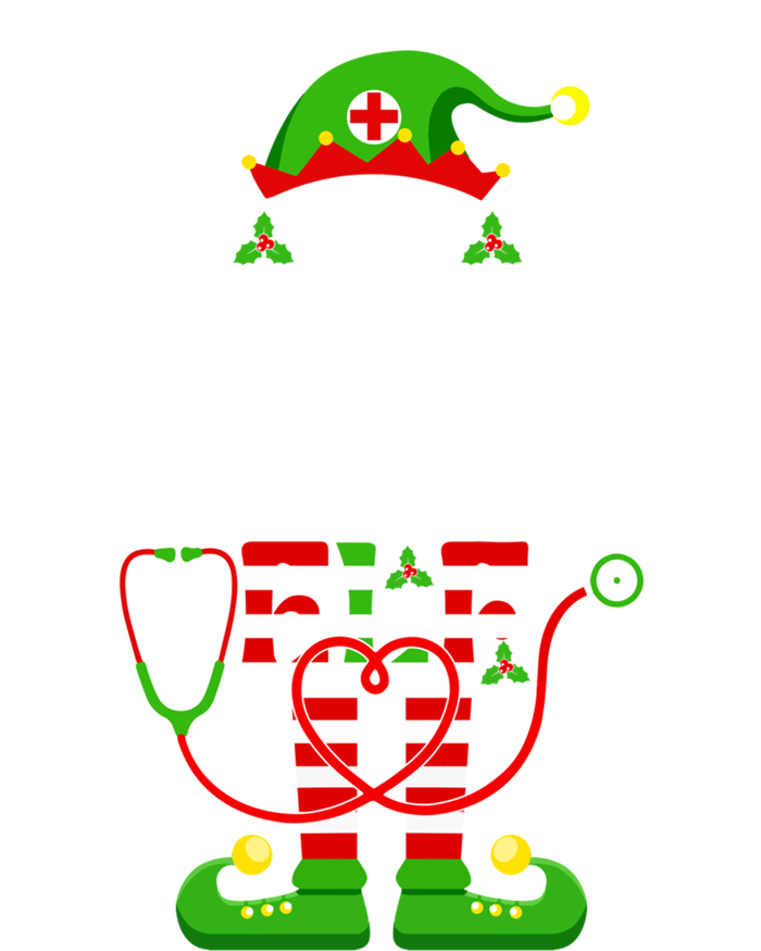 The Oncology Nurse Elf Cute Gift Funny Christmas Family Matching Gift Mesh Reversible Basketball Jersey Tank