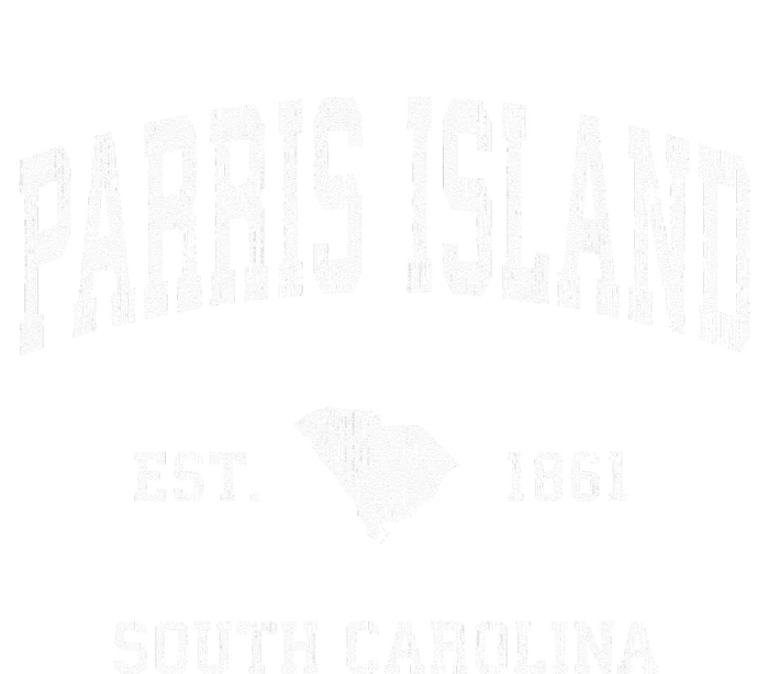 Parris Island South Carolina SC Vintage Athletic Sports Desi Women’s Perfect Tri Rocker Tank