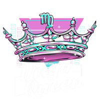 Vaporwave Aesthetics Virgo Queen Crown Zodiac Sign Gift T-Shirt