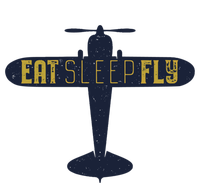 Eat Sleep Fly Gift Insulated Varsity Jacket