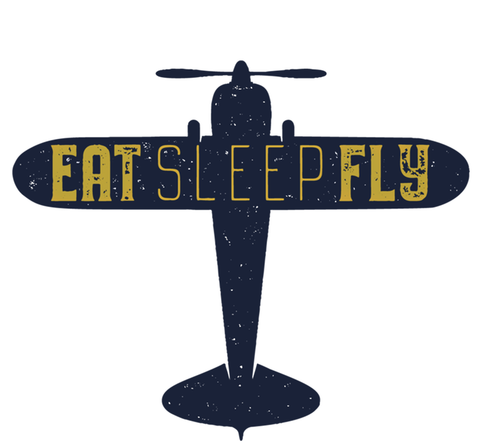 Eat Sleep Fly Gift Insulated Varsity Jacket