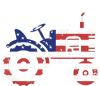 USA Flag Patriotic Tractor American Farmer T-Shirt