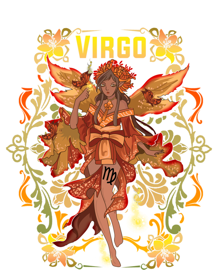 Virgo Anime Birthday Fairy Fairies Virgo Black Gift T-Shirt