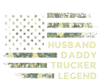 Fathers Day Husband Dad Trucker Legend 4th Of July Trucking Gift Valucap Bio-Washed Visor