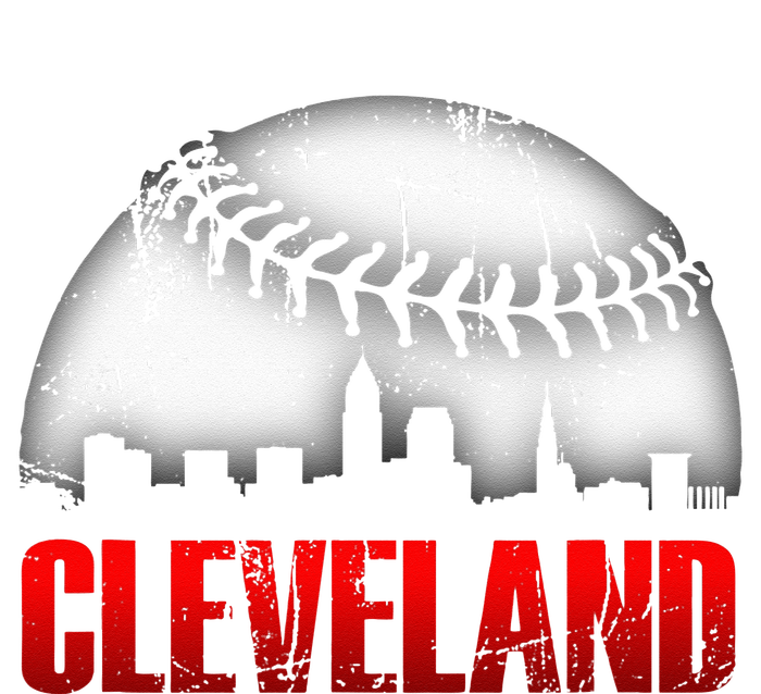 Cleveland Baseball City Skyline Mousepad