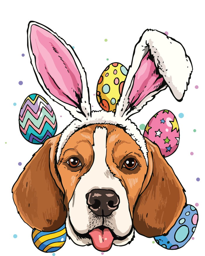 Easter Bunny Beagle Dog Kids Men Women T-Shirt