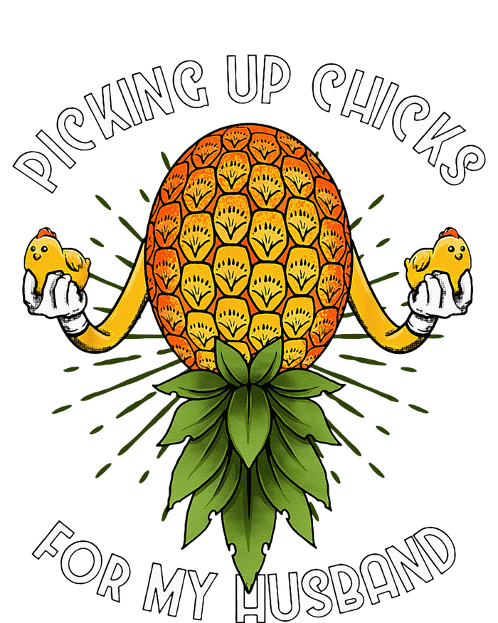 Picking Up Chicks For Husband Swinger Upside Down Pineapple Tall Long Sleeve T-Shirt