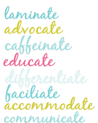 Special Education Teacher Laminate Advocate Caffeinate Button