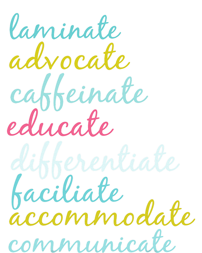 Special Education Teacher Laminate Advocate Caffeinate Button