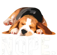 Nope Lazy Beagle Dog Lover Gift T-Shirt