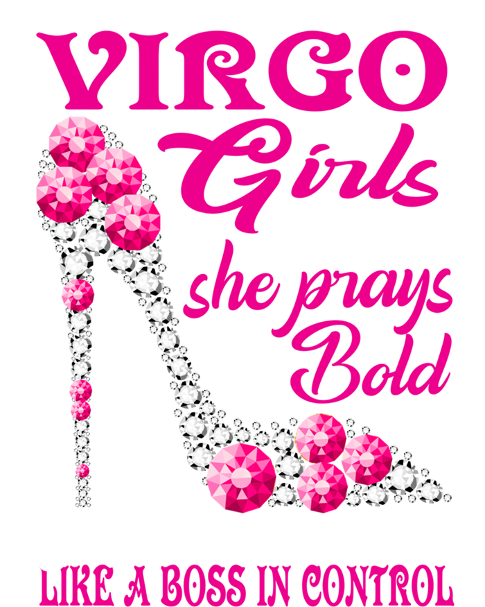 Virgo Like A Boss In Control Diamond Shoes Funny Funny Gift Meaningful Gift T-Shirt