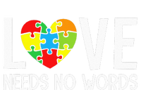 Autism Awareness Teacher Love Needs No Word Special Ed T-Shirt