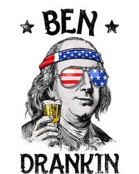 Ben Drankin 4th of July Benjamin Franklin American Flag T-Shirt