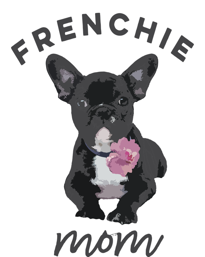 French Bulldog For Women Frenchie Mom Flower T-Shirt