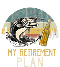 Retro Vintage My Retirement Plan Drinking Beer And Fishing Mousepad