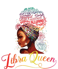 Libra Queen Afro Women September October Melanin Birthday 7-Panel Snapback Hat