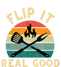 Flip It Real Good Funny BBQ Cookout Grill Masters Mesh Reversible Basketball Jersey Tank