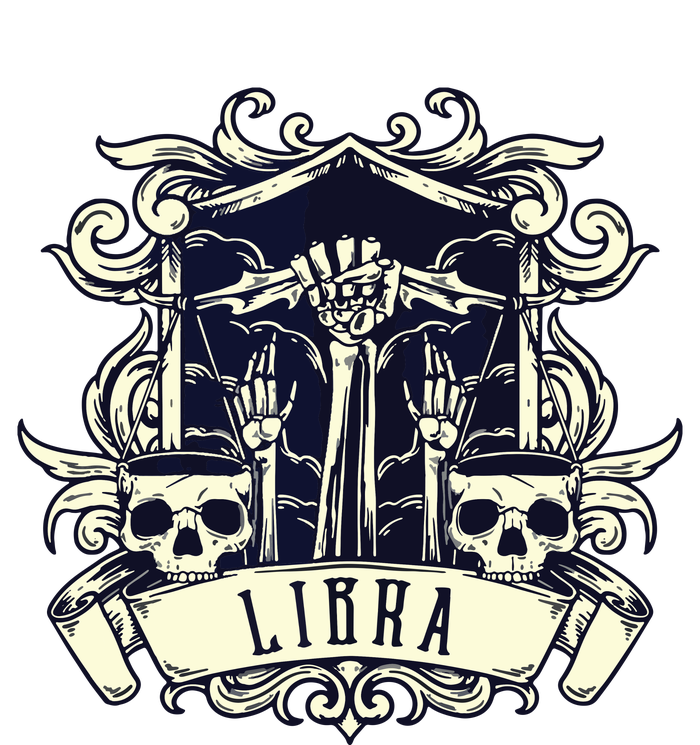 Libra Skull Horoscope Personality Zodiac Birthday Snapback Five-Panel Rope Hat