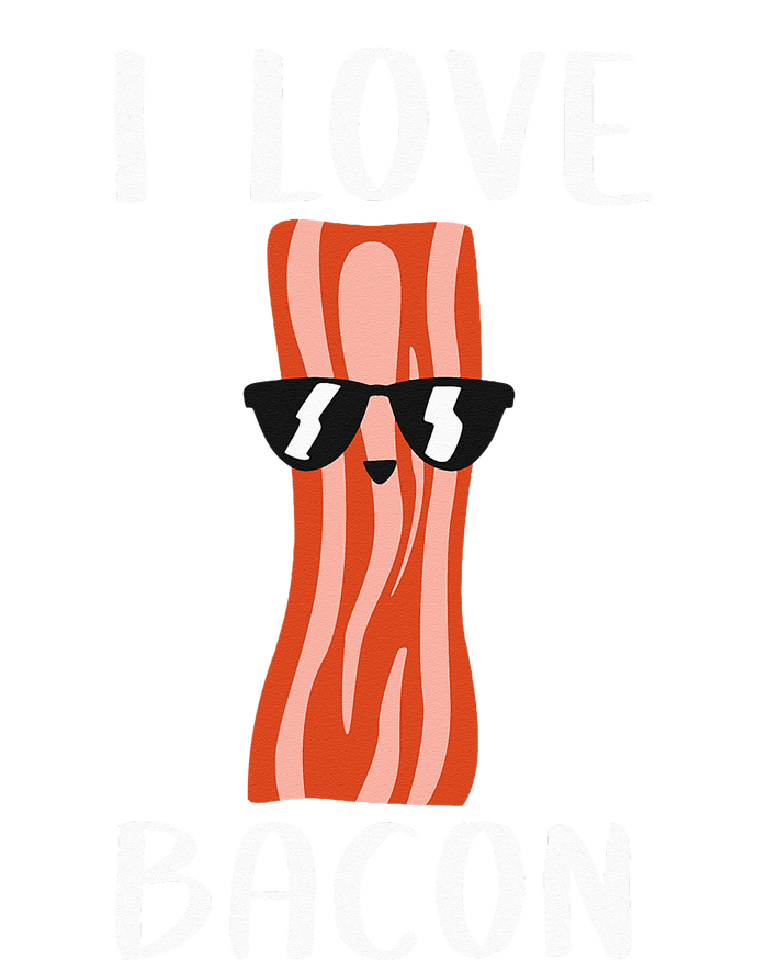 Funny Bacon Gift Cool Geeky I Love Bacon Toddler Hoodie