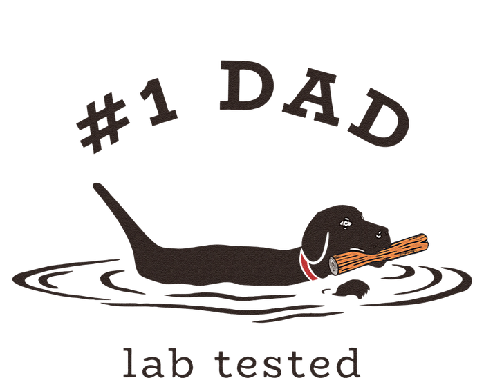 1 Dad Lab Tested Pun Labrador Retriever Dog Owner Softstyle Adult Sport Polo