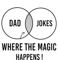 Dad jokes where the magic happens funny father's day T-Shirt