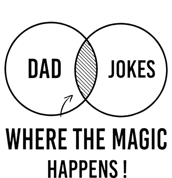 Dad jokes where the magic happens funny father's day T-Shirt