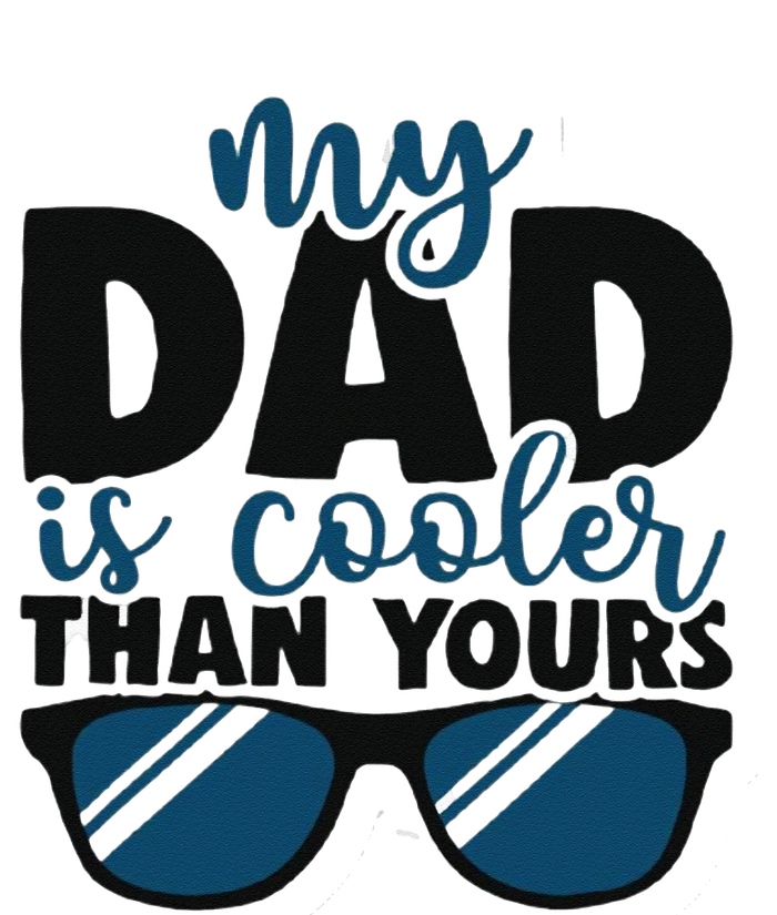 My Dad Is Cooler Than Yours Funny Design For Father’s Day Knit Cap Winter Beanie