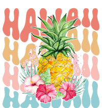 Hawaii Retro Tropical Pineapple Floral Hoodie