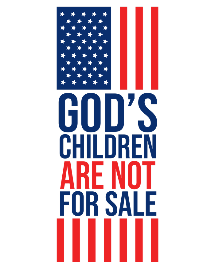 Gods Children Are Not For Sale USA Women's T-Shirt