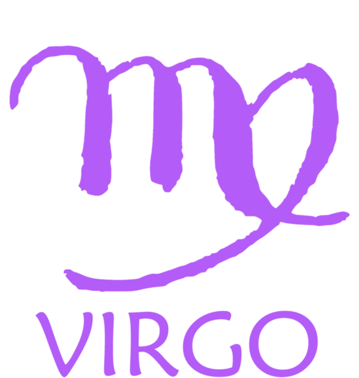 Virgo Zodiac Sign Purple August September Birthday Gift Full-Length Apron With Pockets