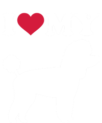 I Love My Toy Poodle Gift Coaster