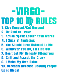 Virgos Rules Gift Canvas