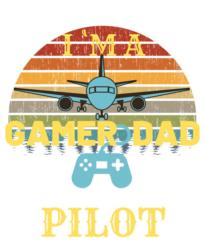 Im A Dad And A Gamer Pilot Video Game Lover Gift Kids Hoodie