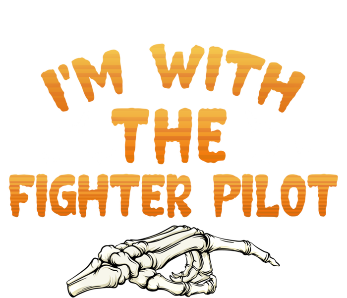 Im With The Fighter Pilot Pilothalloween Couples Costume Gift Kids Long Sleeve Shirt