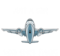 Just A Who Love Flying Female Pilot Aviation Airplane Meaningful Gift T-Shirt