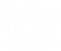 Man Myth Legend Dad Flying Airplane Pilot Gift Valucap Bio-Washed Visor