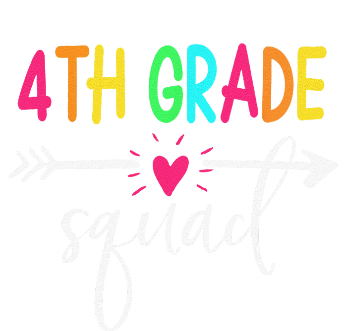 4th Grade Squad Back To School Team Teacher Student T-Shirt