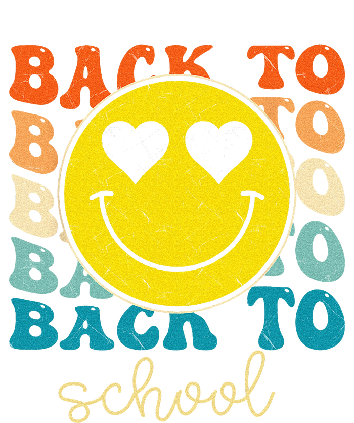 Boho Style Groovy Smile Back To School T-Shirt