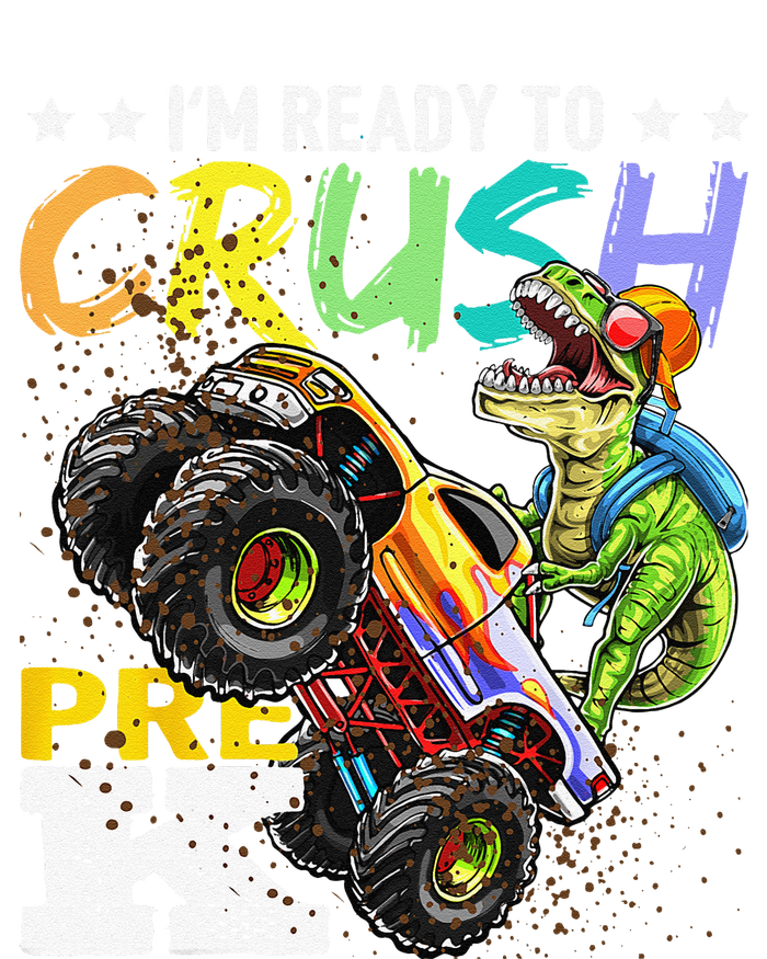 Crush PreK Dinosaur Monster Truck Back To School Gifts Long Sleeve Shirt